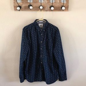 Cactus Man Casual Button Down Shirt